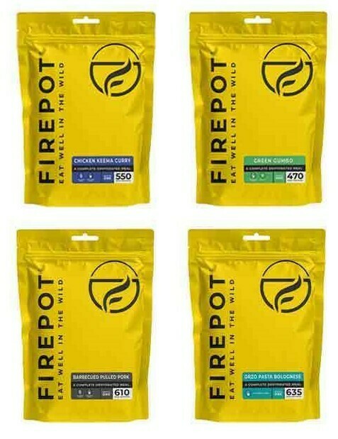 FIREPOT Dehydrated Camping Meals